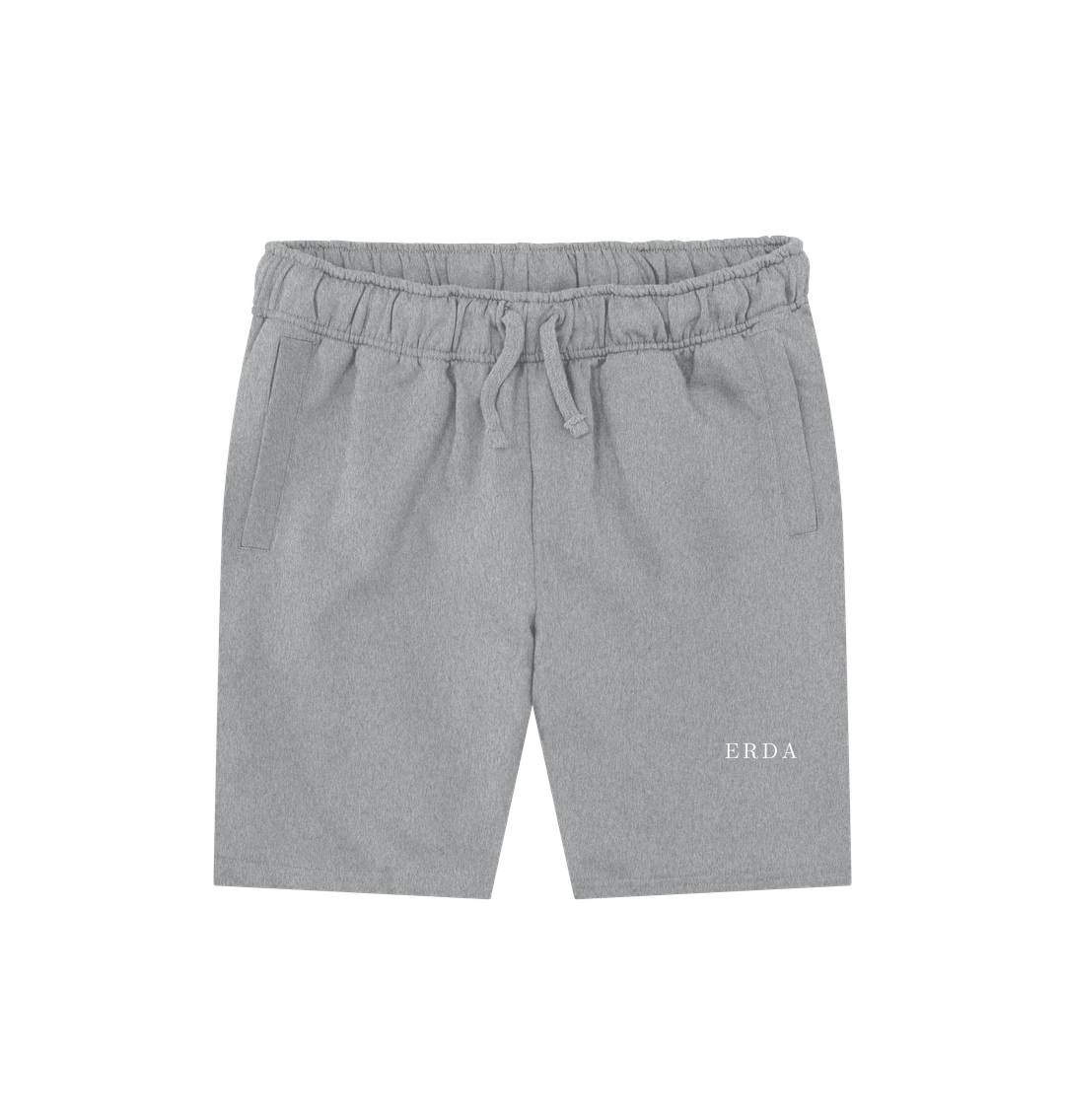 Athletic Grey Printed Mens Shorts