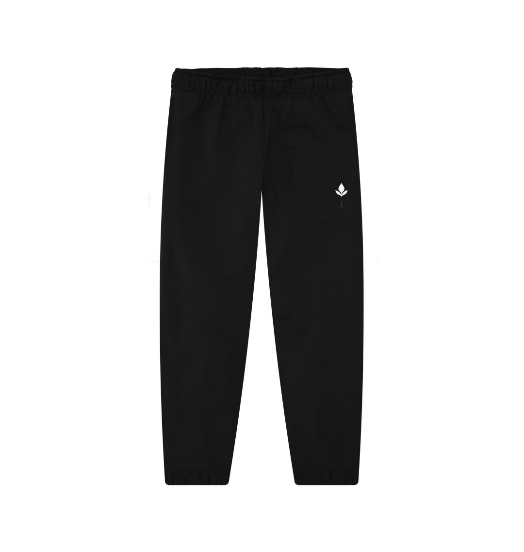 Black Printed Womens Joggers
