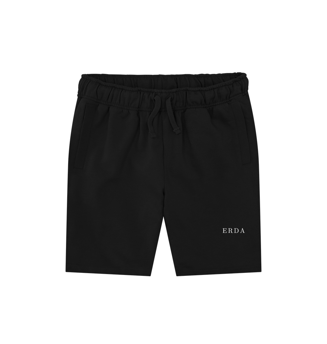 Black Printed Mens Shorts
