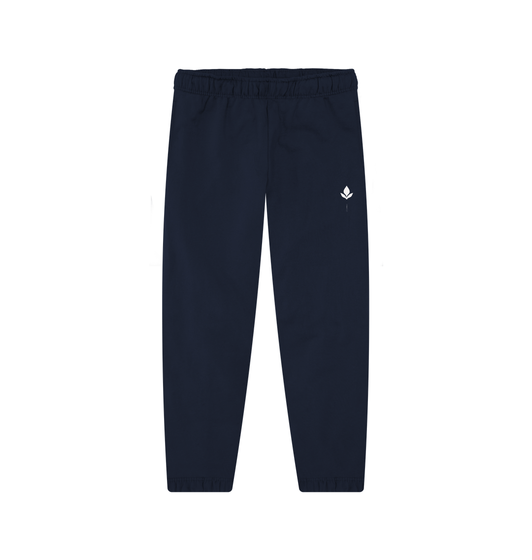 Navy Printed Womens Joggers