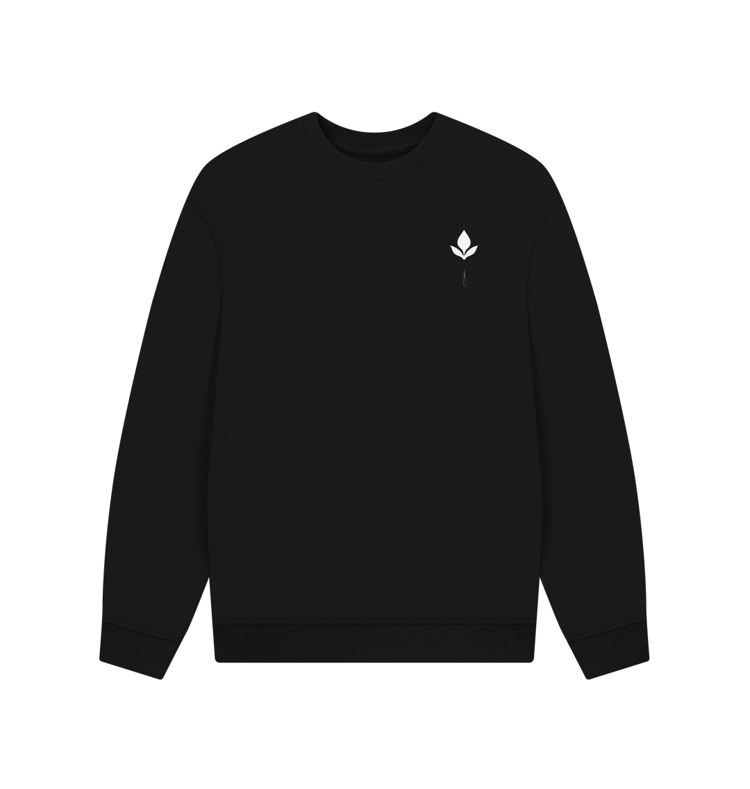Black Printed Sweater
